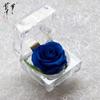Preserved Crystal Rose Acrylic Flower Gift Box for Valentine's Day Confession