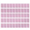 50PCS Business Name Card Laser Engraving Waterproof and Wear Resistant Aluminum Visiting Card for Company Rose Gold