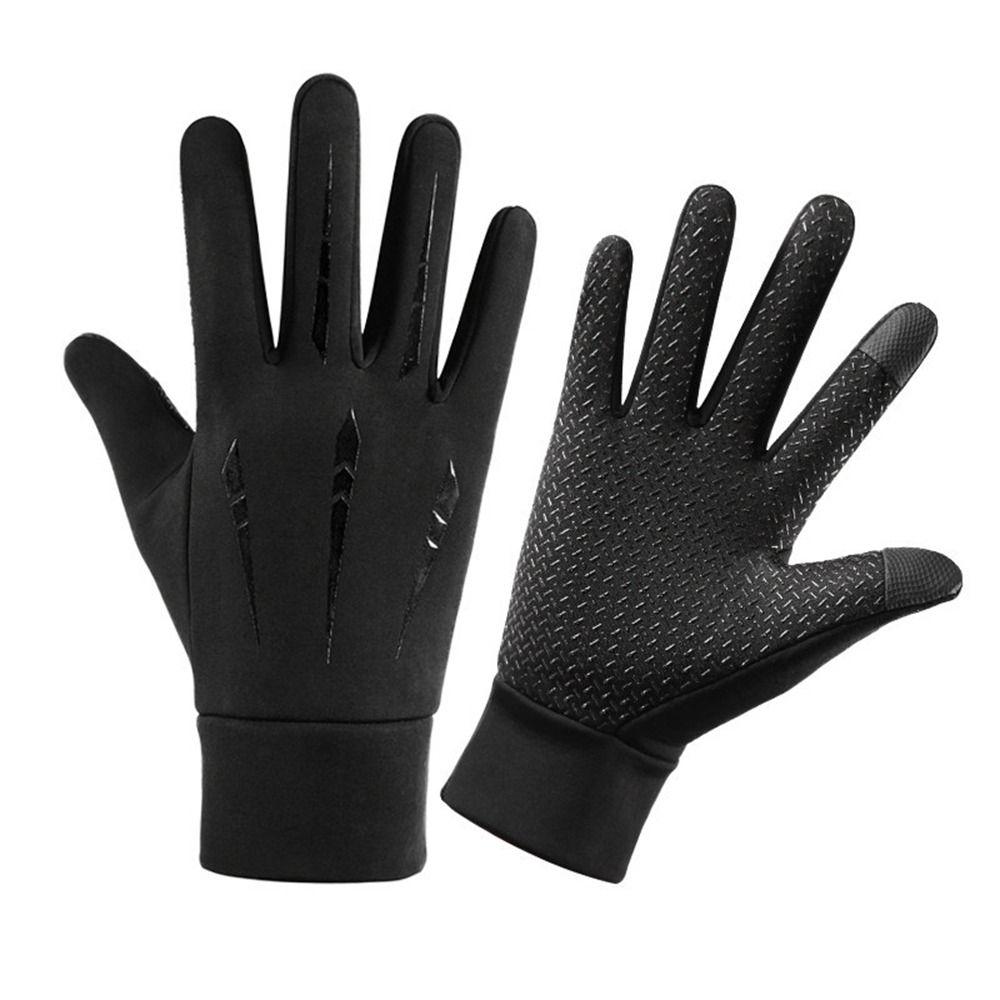 Winddichte Winterhandschuhe Warme Fäustlinge Fahrradhandschuhe Modische Vollfingerhandschuhe Sport