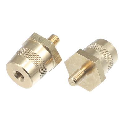 Anschlussklemme Messington Pfostenadapter Bolzenverlängerung Schraube Mutter M6 1 Paar
