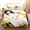 Comfortable Anime Print Bedding Set With Duvet Cover And Pillowcases Single Twin Full Queen King Sizes For Adults And Kids
