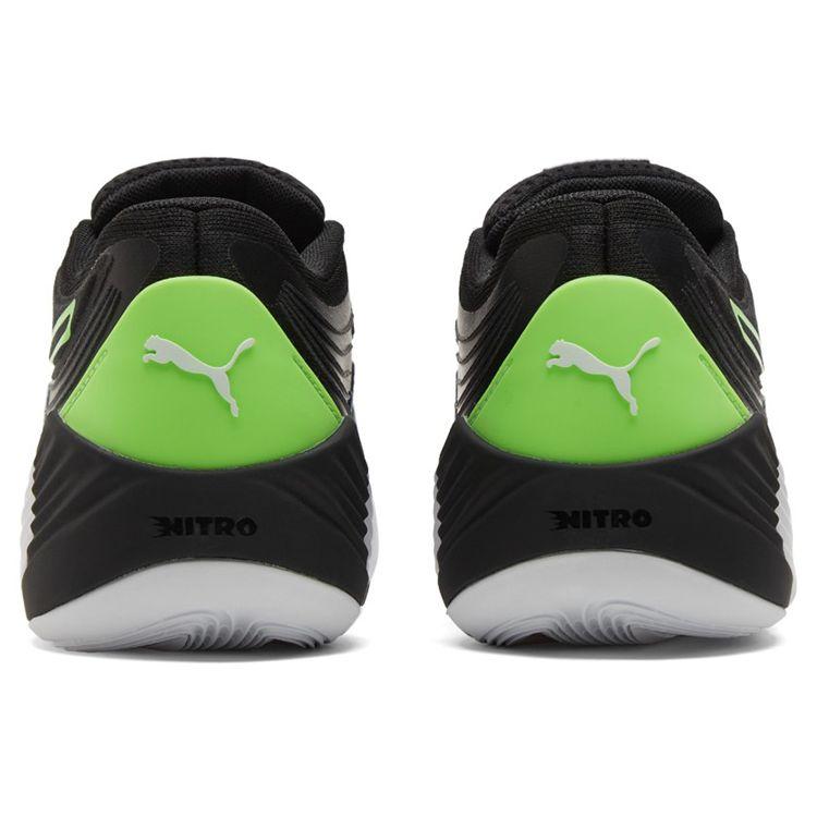 Puma Fusion Nitro Black Green Glare Unisex Tenisky 195587-01
