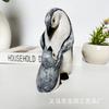 New Mother's Day Home Animal Ornament Gift Cute Parent-Child Penguin Resin Statue Ornament Decoration