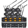 Wireless One-to-Eight Conference Microphone System