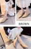Mule Pumps for 5cm Heel Mule Pointed Toe Clog Thick Easy To Walk 272 [AZULTE] Women, Shoes, Women's Sandals, Sandals, Heel, In, M, Off-White