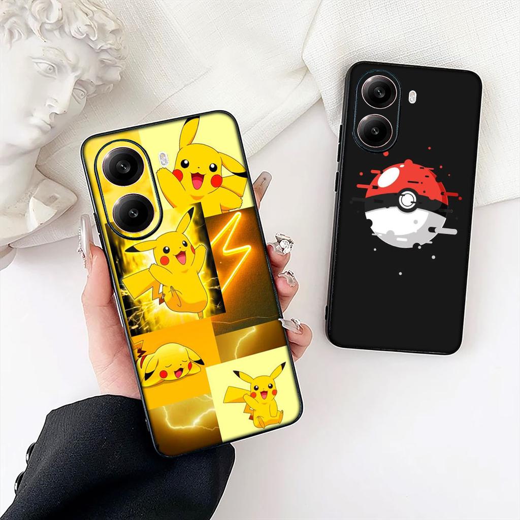 P-Pokemons GO P-Pikachus Gengar Phone Case for Motorola Moto G86 G14 G35 G34 G45 G55 G67 G75 G85 G24 G15 G54 G57 Power Cover