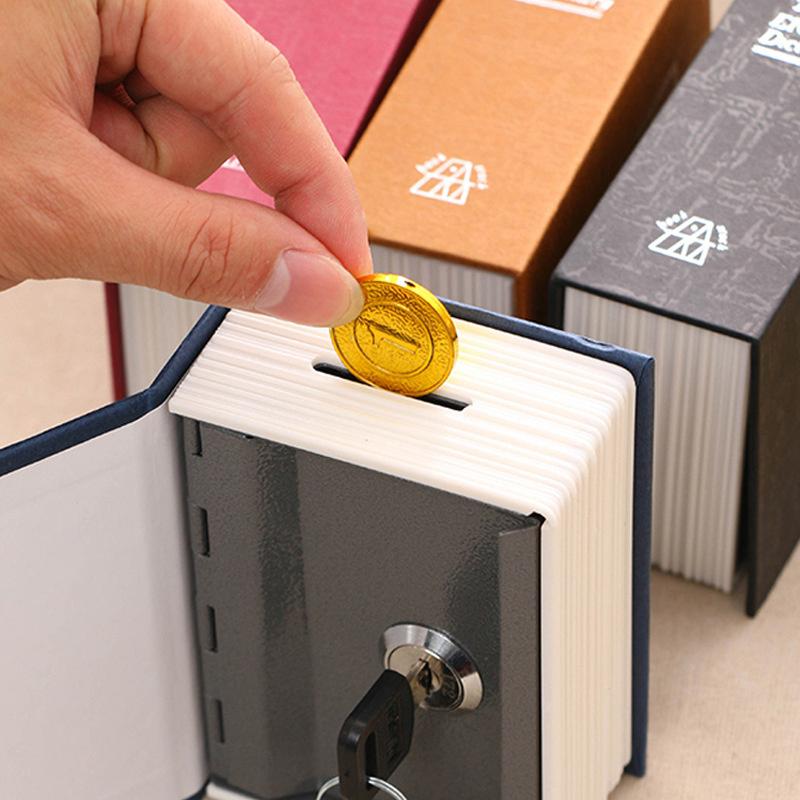 Dictionary Mini Book Safe Security Key Locker Money Hidden Secret Safe Key Safe Box Cash Money Coin Storage Jewellery Lock Box