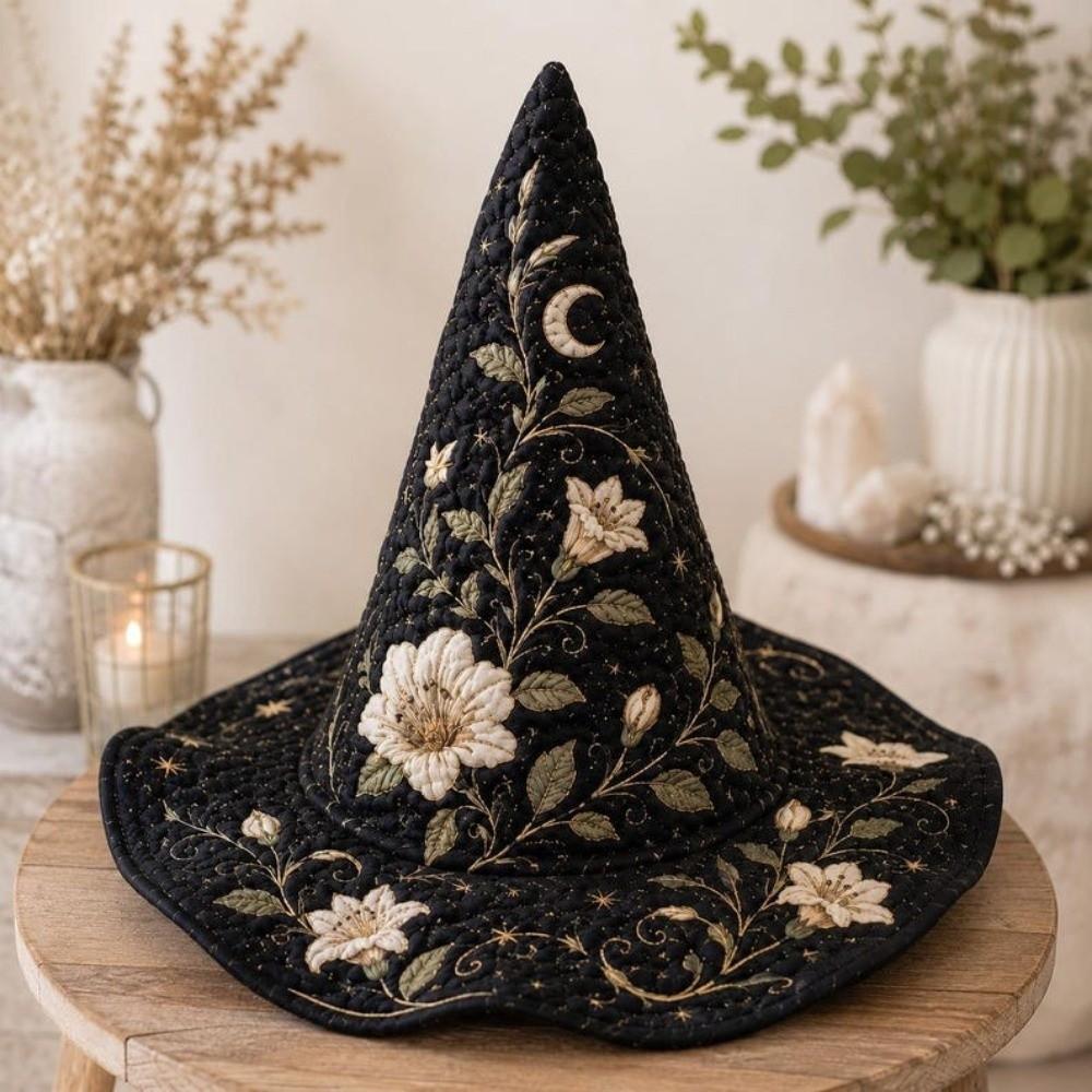 Cosplay Halloween Witch Hat Wide Brim Party Hat Halloween Accessories Festival Hat  Cosplay Party