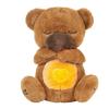 Schlaftier Kuscheltier mit Atembewegung und Musik Plüsch Schlummertier Spielzeug Schlaftier Spieluhr aus Plüsch für Neugeborene Babyspielzeug