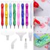 Accessoires de couture Point Drill Pen Résine Pen Alliage Remplacement Têtes de stylo Résine Diamant Peinture Stylo