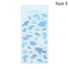 Cartoon Animal Felt Cloth Kawaii Decor Stickers Scrapbooking DIY Journaling Cute Stationery Sticker Marine Animal Decor Stickers