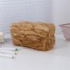 Leopard Soft Plush Travel Cosmetic Lipstick Brush Storage Bag Toiletry Kit Women Makeup Handbags Organizer Pouch Bag Pencil Case