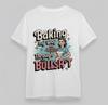 Women's Oversize T-shirt With Sassy Baking Therapy Graphic White 100% Cotton Top