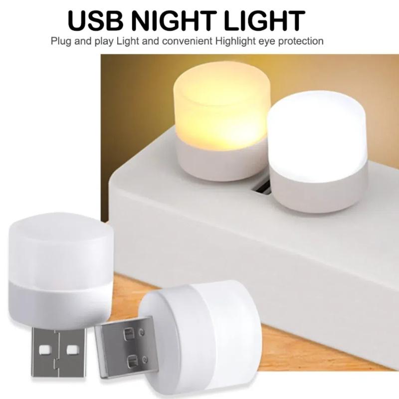 Mini Night Lights Multiple Colors USB Plug Lamp LED Atmosphere Light Staircase and Corridor Lights