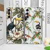 Cartoon Blätter Palme Blumen Vogel Handyhülle für Samsung Galaxy S25 Ultra S25 Fe S24 S23 FE S22 S21+ S20 Plus 5G Weiche Hülle
