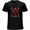 Men's Summer T-Shirt Krisiun Brazilian Death Metal Band Logo Cotton Round Neck Tee Shirt for Men Button Closure
