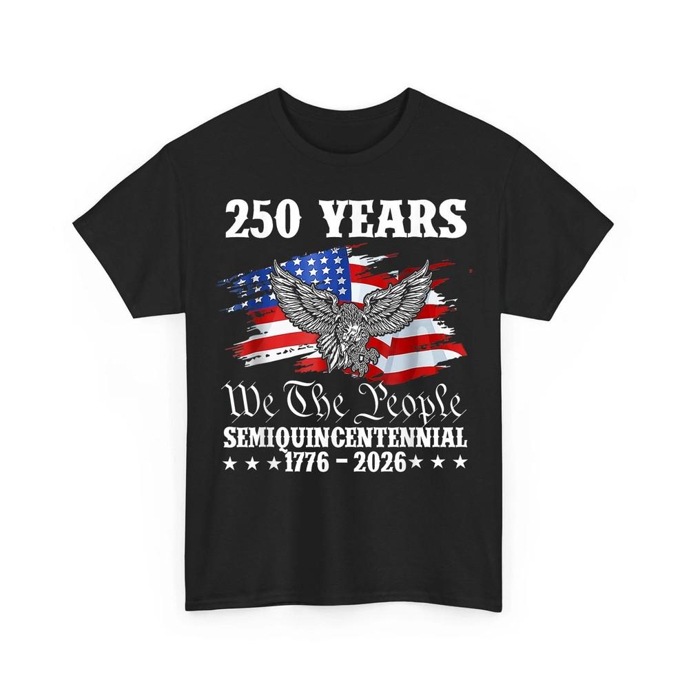 250 Years Of Independence America 250th Years Anniversary Birthday American Flag Unisex T-Shirt
