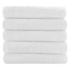 Classic 120g 30s Cotton Face Towel, White, 5-Pack - Clean and Quick-Drying Daily Basic Korean Towel