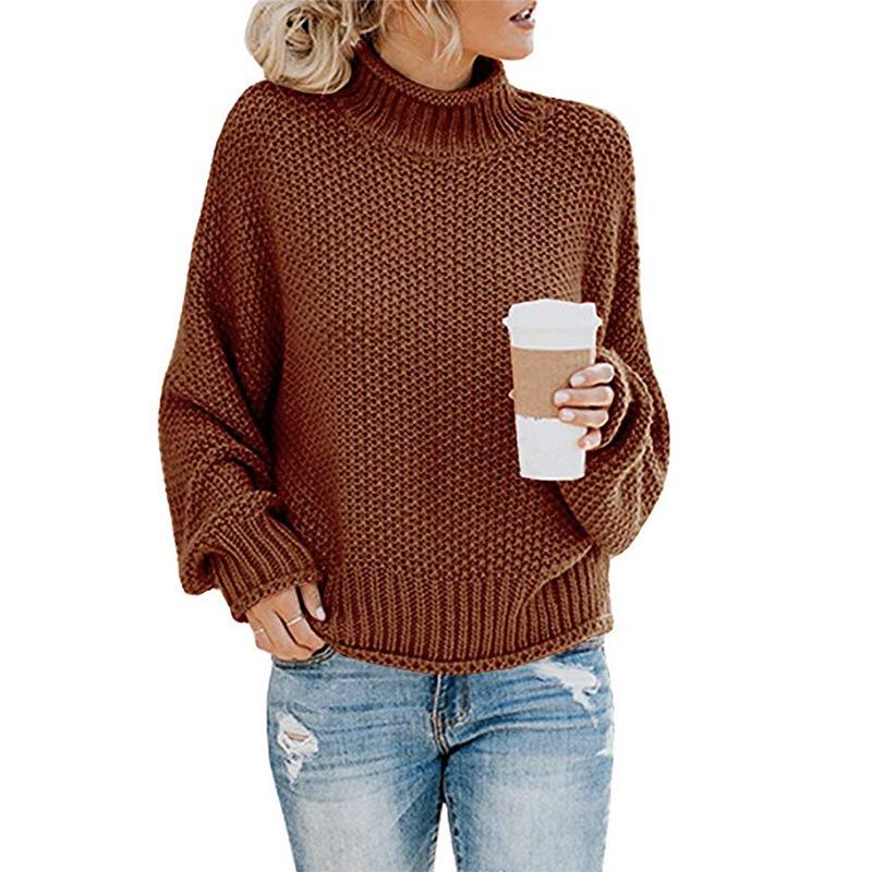 2025 New Collection, Knitted Sweater, Sweater, Thick Thread Pullover High Neck Sweater, Women's Style, Winter Inner Wear, Thick Warm Sweater