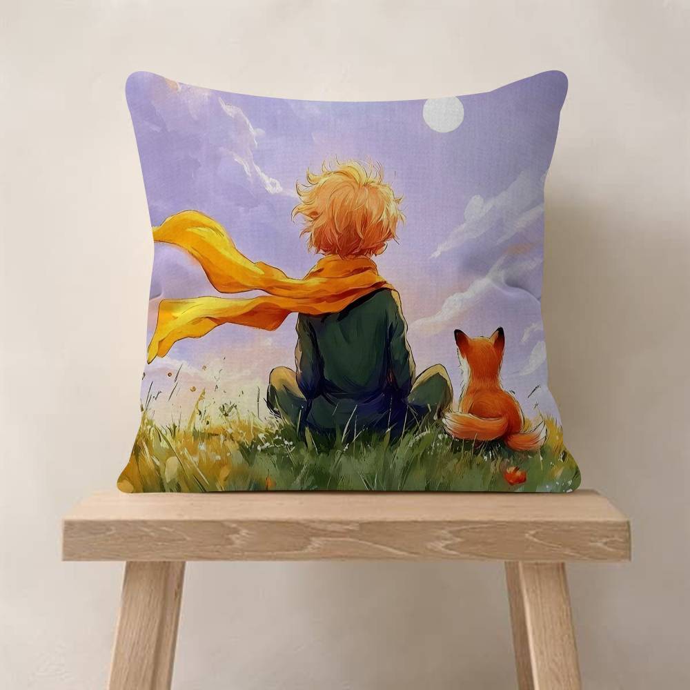 Lille prinsen Räv Anime Kudde Gåvor Hemmakontor Möbler Sovrum Soffa Bil Kuddfodral Fodral 45x45cm