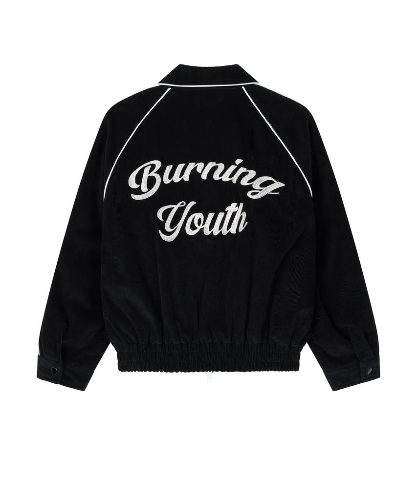 Rollingstudios Piped Blouson Jacket Corduroy Black