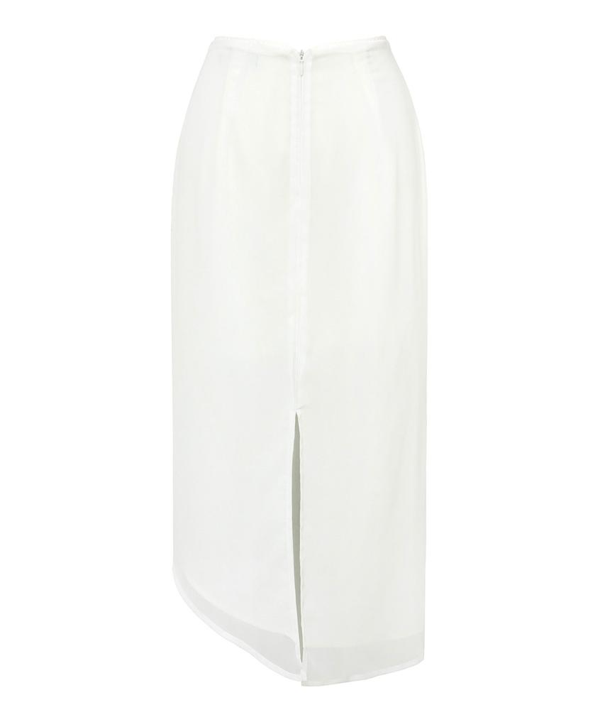 Nietzsche Ql Lisha Wrap Long Skirt, White