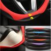 TATACLEA Steering Wheel Cover, Mini Vehicles, Genuine Leather, Steering Cover, D Shape, 15.0 Inches