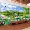 3d Photo Wallpaper Swan Lake Lotus Mural Living Room Tv Sofa Background Decor Wall Murals