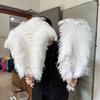 10pcslot 55-60cm Ostrich Feather for Crafts Party Wedding Decor Plumes Ostrich Table Centerpieces White Feathers Decoration