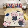 Spy X Family Bedding CollectionSpy Funny Anya Duvet Cover Anime Quilt Cover With Pillowcase SingleDoubleQueenKing