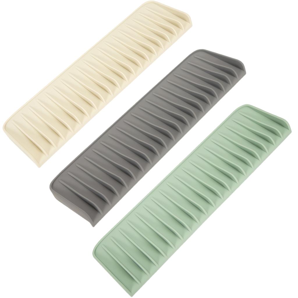 For Bathroom Bathroom Soap Holder Silicone Soap Dish Drying Dishes Gray Compact Dish Drying Solution Soap Holder
