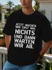 Men's T-Shirt Y2K Lightweight with German Quote