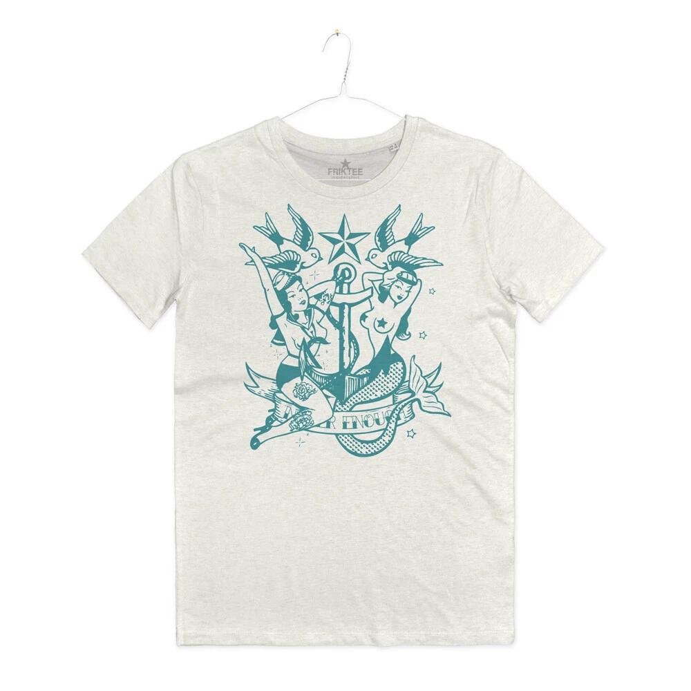 Never Enough Old School Tattoo Mermaid Still Pin Up T-Shirt T-Shirt
