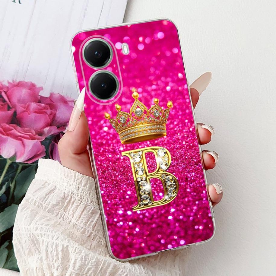 For Xiaomi Poco X7 Pro Case 2025 Cute Crown Letters Soft Transparent Silicone Phone Back Cover For Xiaomi Poco X7 X 7 X7Pro Capa