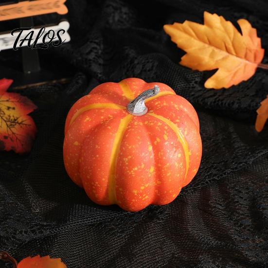 Künstliche Kürbisse für Halloween-Dekorationen Thanksgiving Kürbisdekoration, Bauernhaus Erntesaison Fake Bastelartikel Eltern-Kind-Aktivitäten Tisch