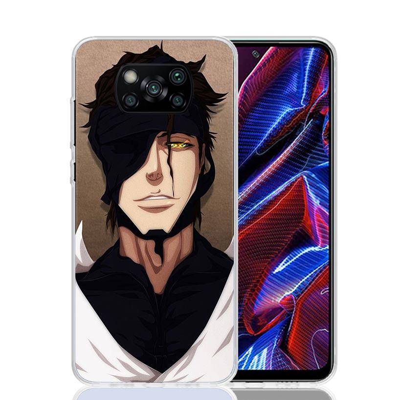 Bleach Aizen Sousuke Case Phone Cover for Xiaomi Redmi Note 10 9 9S 8 8T 7 5 Pro Mi 12T 11T 10T 9T 12 11 Lite A3 A2 Trend Fundas