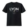 Lyon France T Shirt Vacation Apparel Souvenir Jersey French City Print Fashion Vintage Washed Stylish Graphic Unisex Versatile