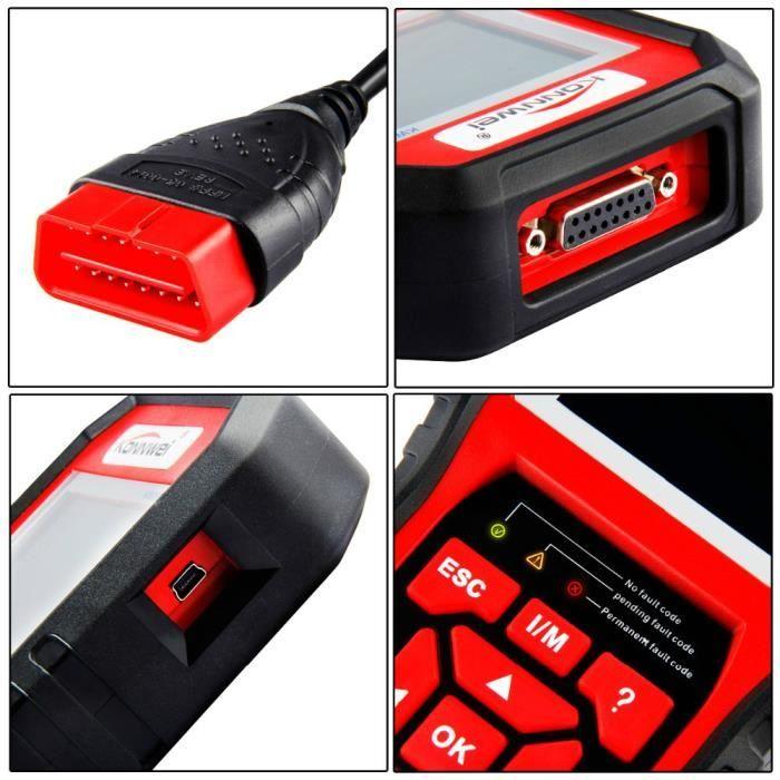 KONNWEI KW850 OBD2 EOBD Car Breakdown Diagnostic Scanner Multi-languages Auto Diagnostic Scanner
