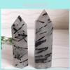 Premium Natural Black Tourmaline Crystal Obelisk Quartz Point Healing Specimen Decor For Timeless Elegance