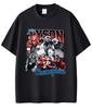 Mike Tyson Grafisk T-shirt Unisex Unisex Casual Vintage Kortärmad T-shirt Man Hip Hop Rundhalsad T-shirts Gotisk Rock Streetwear