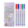 1Box Multiple Color Nail Art Drawing Pen for Easy DIY Home Manicure Beginner Friendly Design Safe Skin Use