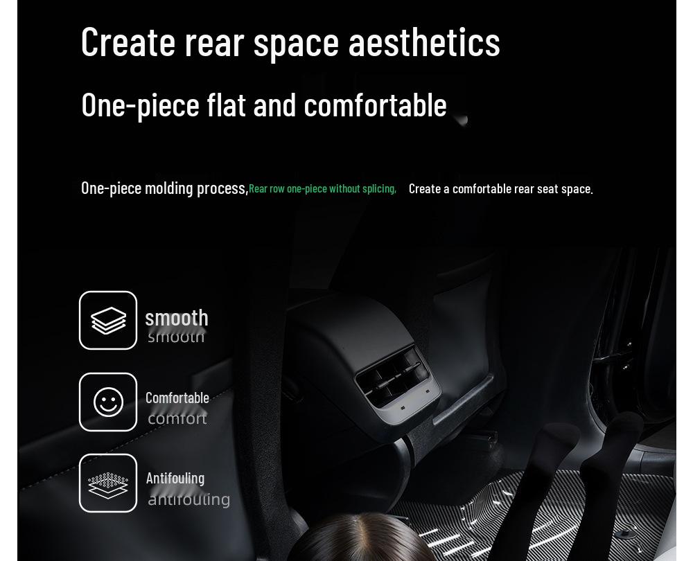 Carbon Fiber Pattern TPE Floor Mats for Voyah FREE Zhiguang Interior Protection