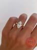 925 Sterling Silber Klassischer 1-3 Karat Marquise Zirkonia Ring für Damen Verlobung Hochzeit Luxus Hohe Qualität Feiner Schmuck