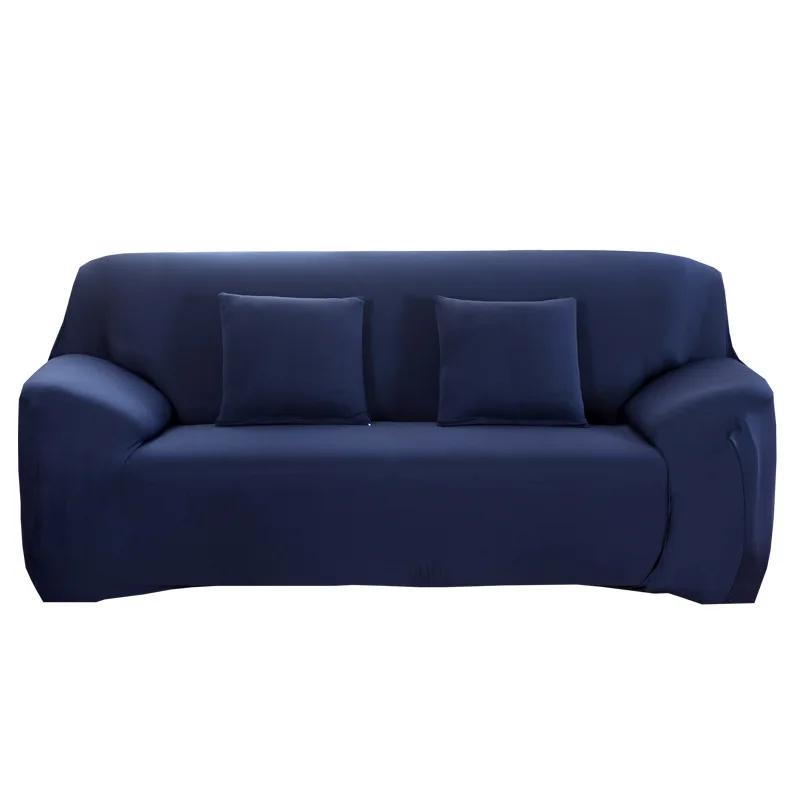 Thick Elastic Sofa Cover Solid Color Slipcover Furniture Protector for Bedroom Office Living Room Home Decor Sofa Cushions