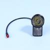 Black Electric Bicycle LED Headlight 6V-60V Waterproof ABS Cover for Enhanced Night Riding Safety