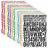 6 Sheets 2.5 Inch Mailbox Numbers 100pcs Self Adhesive Label Stickers Mailbox Sign Home School Office Letter Numbers Stickers