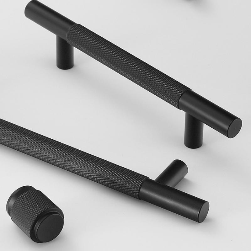 Premium Gold Knurled Handles Aluminum Alloy for Cabinet and Drawer Enhance Wardrobe Look