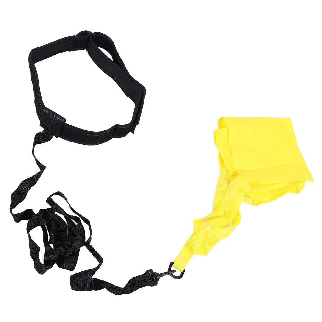 Schwimm-Fallschirm Widerstandsband Set Nylon PP Anti-Lösungs-Schnalle Schwimm-Fallschirm Widerstandstraining Set für Hilfsgeräte 40cm