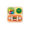 Baby Montessori Wooden Busy Board With Educational Blocks For Toddler Handeye Coordination