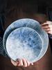 Japanese-style Tableware Ceramic Plate Breakfast Plate Sushi Flat Plate Home Creative Steak Plate Western Dinner Plate Set Plate